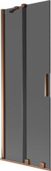 Mexen Velar paravan de baie cu 2 uși glisante 75 x 150 cm, grafit, aur roz - 896-075-000-41-60 (896-075-000-41-60)