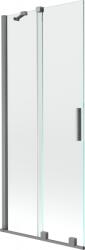 Mexen Velar paravan de baie cu 2 aripi glisante 85 x 150 cm, transparent, metal armat - 896-085-000-01-95 (896-085-000-01-95)