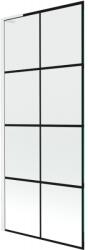 Mexen Next L paravan de baie cu un singur panou 80 x 150 cm, carouri negre, alb - 895-080-000-03-77-20 (895-080-000-03-77-20)