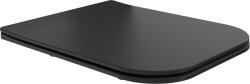 Mexen Madox capac de toaletă cu închidere lentă slim, duroplast, negru mat - 39154085 (39154085)