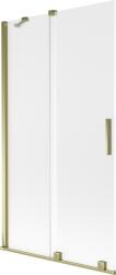 Mexen Velar paravan de baie cu 2 uși glisante, 100 x 150 cm, mat, auriu - 896-100-000-31-50 (896-100-000-31-50)