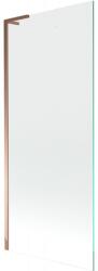 Mexen Next L paravan pentru cadă, cu 1 panou, 80 x 150 cm, transparent, aur roz - 895-080-000-03-00-60 (895-080-000-03-00-60)