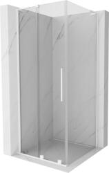 Mexen Velar L cabină de duș culisantă 120 x 120 cm, transparentă, albă - 871-120-120-03-20 (871-120-120-03-20)