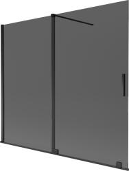 Mexen Velar paravan de duș cu 2 uși glisante 180 x 150 cm, grafit, negru - 896-180-000-41-70 (896-180-000-41-70)