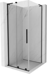 Mexen Velar L cabină de duș glisantă 100 x 100 cm, transparentă, neagră - 871-100-100-03-70 (871-100-100-03-70)