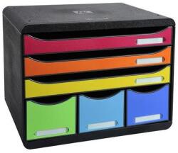 Exacompta Irattároló, műanyag, 6 fiókos, EXACOMPTA "Store-Box Maxi Iderama® (306798D)