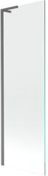 Mexen Next L paravan pentru cadă 1-canat 60 x 150 cm, transparent, gri armă periat - 895-060-000-03-00-66 (895-060-000-03-00-66)