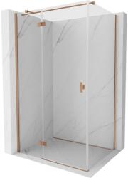 Mexen Mist-H T cabină de duș cu fală stângă 115 x 120 cm, transparent, cupru periat - 8A5T-115-120-65-00-L (8A5T-115-120-65-00-L)