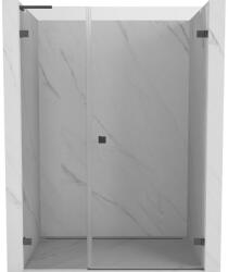 Mexen Lunar-B L ușă de duș batantă dreapta 120 cm, transparent, gri închis periat - 832SL-120-050-66-00-P (832SL-120-050-66-00-P)