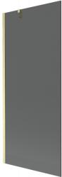 Mexen Next paravan cadă cu 1 panou, 80 x 150 cm, grafit, auriu periat - 895-080-000-00-40-55 (895-080-000-00-40-55)