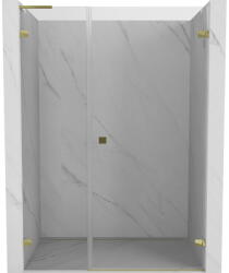 Mexen Lunar-B L ușă de duș batantă dreaptă 115 cm, transparentă, auriu - 832SL-115-050-50-00-P (832SL-115-050-50-00-P)