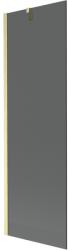 Mexen Next paravan de baie cu 1 panou 60 x 150 cm, grafit, auriu periat - 895-060-000-00-40-55 (895-060-000-00-40-55)