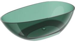 Mexen Glass cadă de sine stătătoare transparentă 170 x 85 cm, teal, dop cromat - 58061708511 (58061708511)