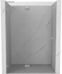 Mexen Lunar L ușă de duș batantă stânga 135 cm, transparent, nichel periat - 834L-135-000-97-00-L (834L-135-000-97-00-L)