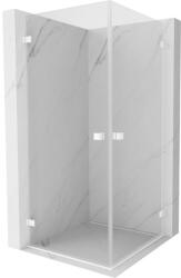 Mexen Lunar-B Duo cabină de duș cu uși batante 85 x 85 cm, transparent, alb - 832-085L-085P-20-00 (832-085L-085P-20-00)