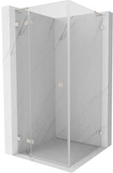 Mexen Lunar L cabină de duș batantă stânga 90 x 90 cm, transparent, nichel periat - 834L-090-090-97-00-L (834L-090-090-97-00-L)