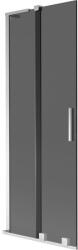 Mexen Velar L paravan cadă cu 2 uși culisante 70 x 150 cm, grafit, crom - 896-070-003-41-01 (896-070-003-41-01)