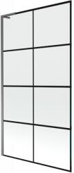 Mexen Next L panou de baie cu un singur panou 100 x 150 cm, grilaj negru, gun metal - 895-100-000-03-77-95 (895-100-000-03-77-95)