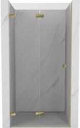 Mexen Lunar-F uși de duș pliante stânga 80 cm, transparent, aurii - 836-080-000-50-00-L (836-080-000-50-00-L)