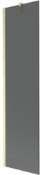 Mexen Next paravan de baie cu 1 panou 50 x 150 cm, grafit, auriu periat - 895-050-000-00-40-55 (895-050-000-00-40-55)