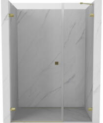 Mexen Lunar-B uși de duș pivotante stânga 115 cm, transparent, auriu - 832S-115-050-50-00-L (832S-115-050-50-00-L)
