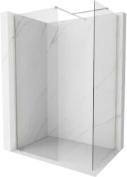 Mexen Kioto-X Walk-in zuhanyfal 140 x 120 cm, átlátszó 10 mm, kefe nikiel - 800-140-202-97-00-120-X (800-140-202-97-00-120-X)