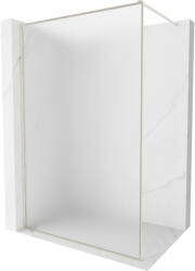 Mexen Kioto-F zuhanyfal Walk-in kerettel 80 x 202 cm, matt üveg 8 mm, selyemfényű nikkel - 800-080-104-97-30 (800-080-104-97-30)