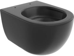 Mexen Carmen fali WC csésze Rimless Tornado, fekete matt - 3388XX85T (3388XX85T)