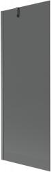 Mexen Next fürdőkád paraván 1-szárnyú 70 x 150 cm, grafit, gun gray kefélt - 895-070-000-00-40-66 (895-070-000-00-40-66)