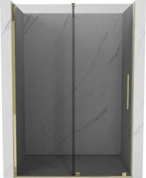 Mexen Velar toló zuhanyajtó 140 cm, grafit, arany - 871-140-000-41-50 (871-140-000-41-50)