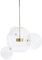 MODESTO MOOSEE Capri 4 LED Függőlámpa Üveg Arany Buborékos (KHM-MSE1501100544)