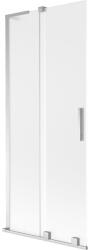 Mexen Velar L kétszárnyú beépíthető kádparaván 85 x 150 cm, tejüveg, króm - 896-085-003-31-01 (896-085-003-31-01)