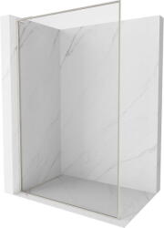 Mexen Kioto-F L Zuhanyfal Walk-in kerettel 65 x 202 cm, átlátszó 8 mm, szálcsiszolt nikkel - 800-065-174-97-00 (800-065-174-97-00)
