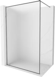 Mexen Kioto-XF zuhanyfal Walk-in kerettel 100 x 202 cm, fagyott 10 mm, gun metal - 800-100-104-95-30-X (800-100-104-95-30-X)