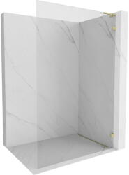 Mexen Lunar L zuhanyfal Walk-in jobb 60 x 200 cm, átlátszó 8 mm, arany - 830L-060-000-50-00-P (830L-060-000-50-00-P)