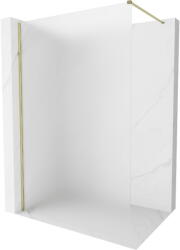 Mexen Kioto-X zuhanyfal Walk-in 80 x 200 cm, 10 mm matt üveg, arany - 800-080-101-50-30-X (800-080-101-50-30-X)