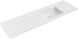 Mexen Otis pultba süllyesztett mosdó, jobb oldali 161 x 46, 5 cm, fehér matt - 25181601P (25181601P)