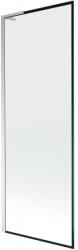 Mexen Next L fürdőkádparaván 1-szárnyú 70 x 150 cm, fekete minta, króm - 895-070-000-03-70-01 (895-070-000-03-70-01)