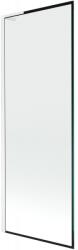 Mexen Next L kádparaván, 1-szárnyú, 70 x 150 cm, fekete minta, fehér - 895-070-000-03-70-20 (895-070-000-03-70-20)