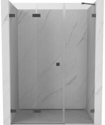 Mexen Lunar-F balos zuhanyajtó balos 130 cm, átlátszó, gun metal - 836S-130-050-95-00-L (836S-130-050-95-00-L)