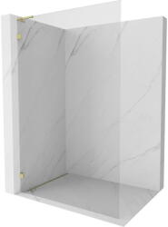 Mexen Lunar L zuhanyfal Walk-in bal 50 x 200 cm, átlátszó 8 mm, arany - 830L-050-000-50-00-L (830L-050-000-50-00-L)