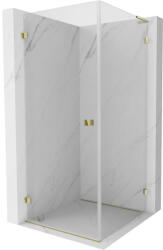 Mexen Lunar-B L zuhanykabin balra nyíló 80 x 80 cm, átlátszó, arany - 832L-080-080-50-00-L (832L-080-080-50-00-L)