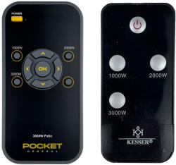 General KESSER 3000W Patio - telecomandă duplicat