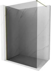 Mexen Kioto-X zuhanyfal Walk-in 140 x 200 cm, grafit 10 mm, arany - 800-140-101-50-40-X (800-140-101-50-40-X)