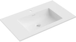 Mexen Otis munkalapba süllyesztett mosdókagyló 81 x 46, 5 cm, fehér matt - 25188001 (25188001)