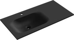 Mexen Vela beépíthető mosdó bal 91 x 46, 5 cm, fekete matt - 25239071L (25239071L)