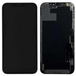 Apple iPhone 12 Pro Max, LCD kijelző érintőplexivel (OLED IC CSERE TÁMOGATÁS), fekete