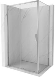 Mexen Exo tolóajtós zuhanykabin 135 x 90 cm, áttetsző, króm - 8151-135-090-01-00 (8151-135-090-01-00)