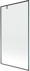 Mexen Next egyszárnyú kádparaván 100 x 150 cm, fekete minta, gun metal - 895-100-000-00-70-95 (895-100-000-00-70-95)