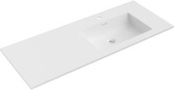 Mexen Otis beépíthető mosdókagyló jobb 121 x 46, 5 cm, fehér matt - 25181201P (25181201P)